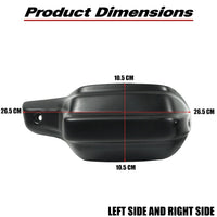 ホンダ SCL CL 300 500 2023-2026用 ハンドルバープロテクションガード ブラック