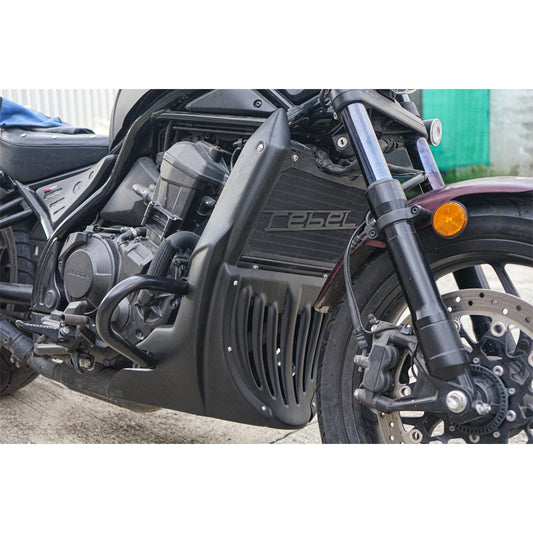 Under Fairing Belly Pan with Crashbar Matte Black / Gloss Black for Honda Rebel CMX 1100 (2020-2024)