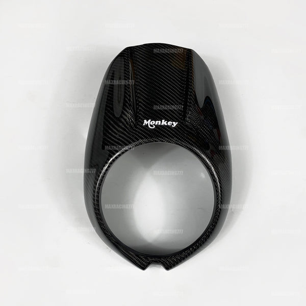 Carbon Headlight Cover Windscreen Windshield FIT FOR Honda Monkey Z125 2018-2025