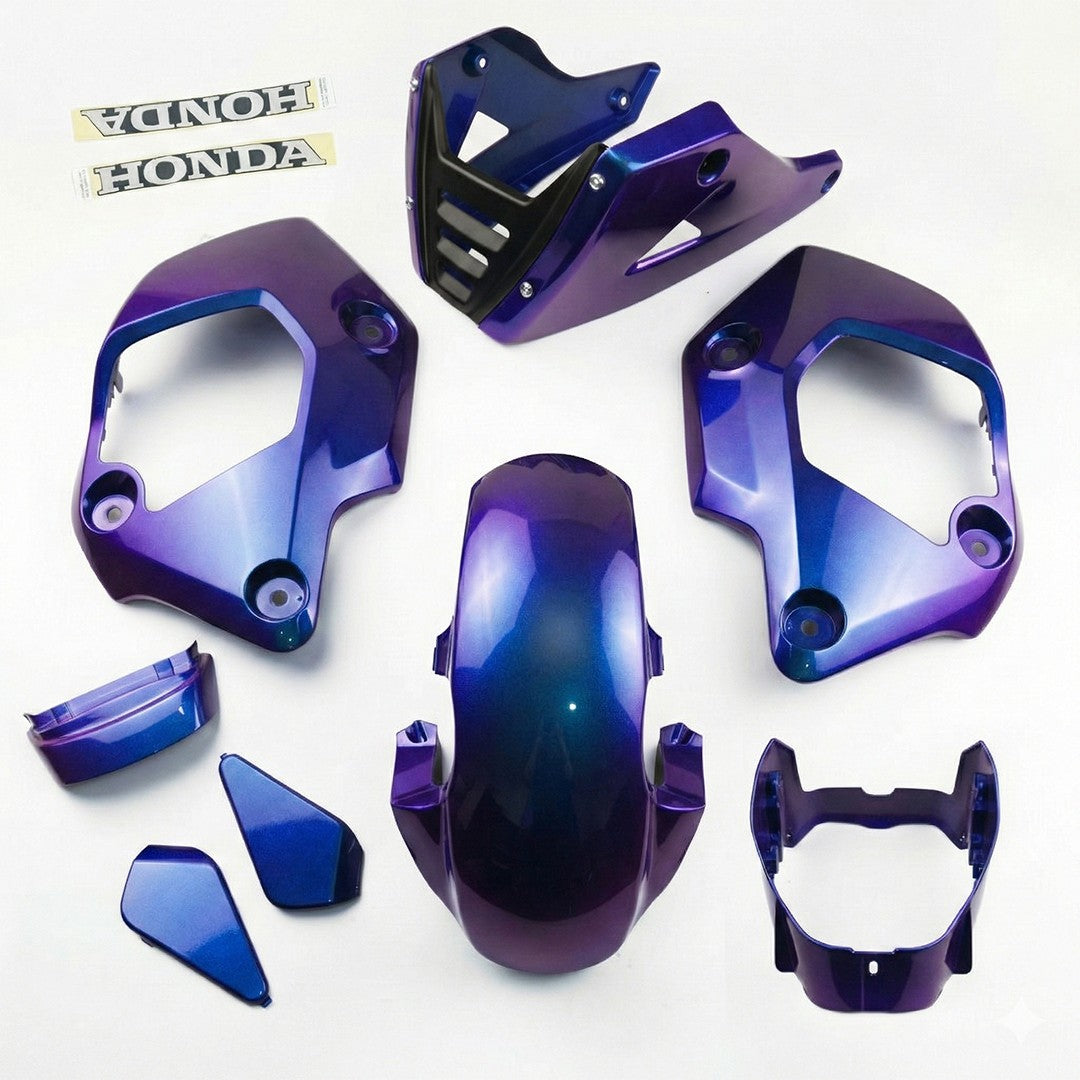 ブルー プラスチック パネル フェアリング & アンダー フェアリング ホンダ 新型 グロム 125 2021-2024