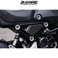 Set Of 4 Piece Frame Body Cover Side Upper Panel Carbon Fiber For Honda Grom 2021-2024