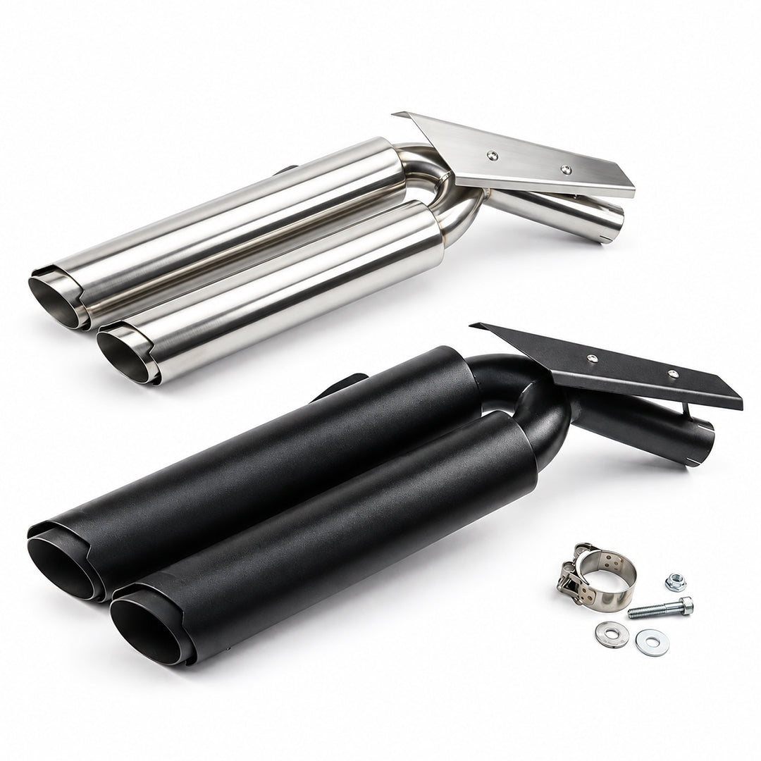 Exhaust Pipe Long Double Dual Mount System for Honda Rebel CMX 300&500 2017-2026