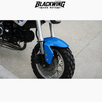 Set 3 Front Fender / Headlight Cover / Side Fairing Blue For Honda Grom 125 2021 - 2024