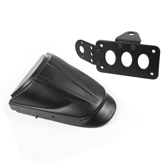 REAR FENDER FAIRING + LICENSE PLATE BLACK  FOR HONDA REBEL CMX 300&500 2017-2025