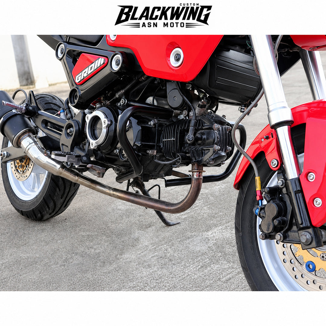 ホンダ モンキー125 2022-2026用 クラッシュバー エンジンフレーム プロテクションガード LH+RH