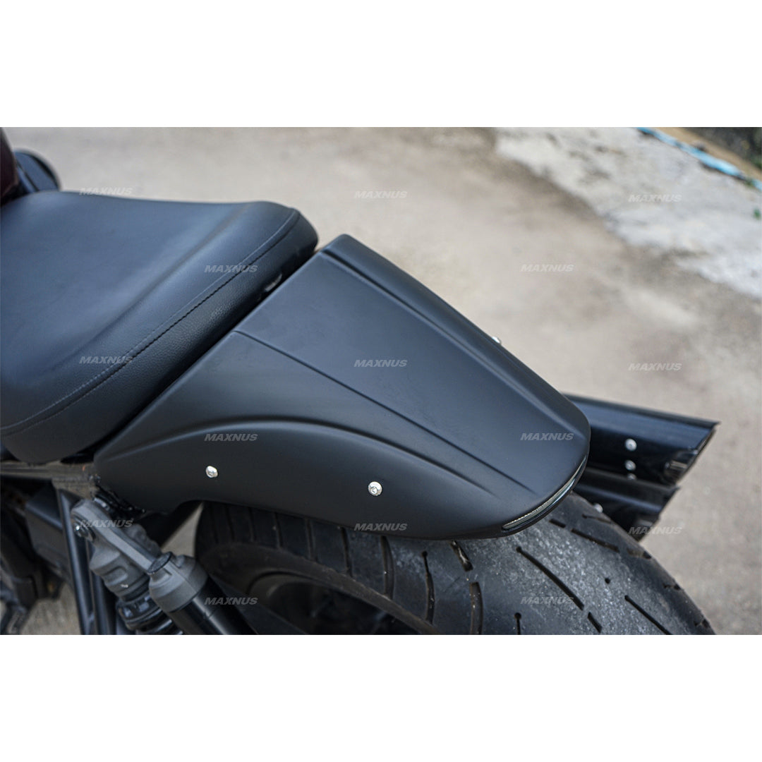 REAR FENDER FAIRING MUD GUARD LED BLACK FOR HONDA REBEL CMX 1100 2021-2025