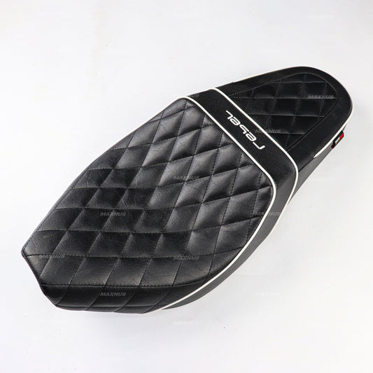 SEAT DOUBLE SADDLE DUAL DRIVER SEATS PAD CUSHION V.8 FOR HONDA REBEL CMX 1100 2021-2025