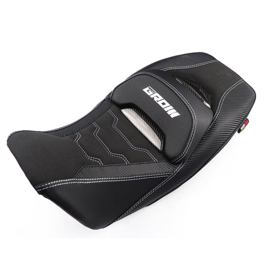 REPLACEMENT DUAL CARBON SEAT STITCH BLACK FIT FOR HONDA GROM125 2021-2025