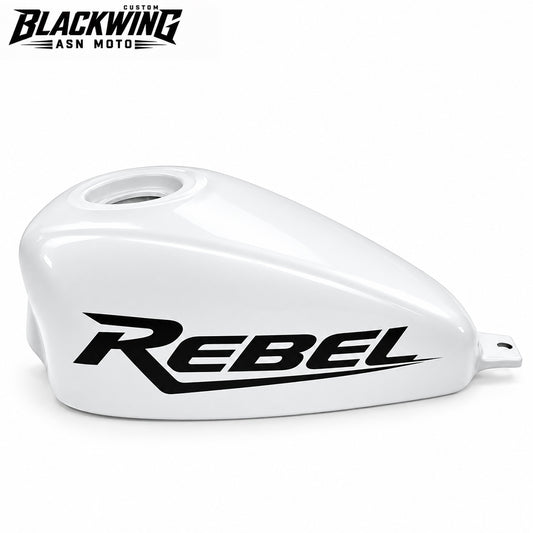 Cover Fuel Oil Tank White Fairing Sticker V.70 for Honda Rebel CMX 300 & CMX 500 (2017–2026)