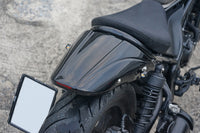 REAR FENDER FAIRING MUD GUARD LED BLACK V.2 FOR HONDA REBEL CMX 300&500 2017-2025