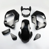 GLOSS BLACK PLASTIC PANEL FAIRING & UNDER FAIRING HONDA NEW GROM 125 2021-2024