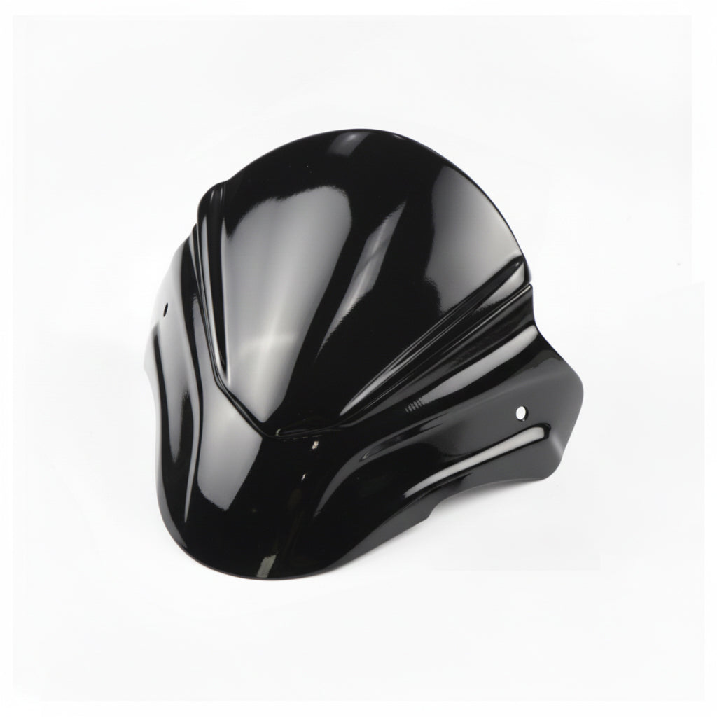 FRONT WINDSHIELD WINDSCREEN BLACKWING V.1 GLOSS BLACK FOR HONDA GROM MSX 125 2013 - 2015