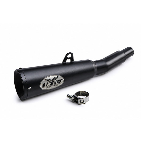 Black Slip-On Exhaust System Muffler Pipe Honda Rebel 300 500 2017-2025