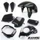 Set Of 8 Piece Frame Body Cover Side Upper Panel Carbon Fiber For Honda Grom 2021-2024