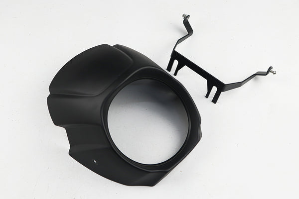 Black Front Windshield Headlight Cover for Honda Rebel CMX 300 2020-2025