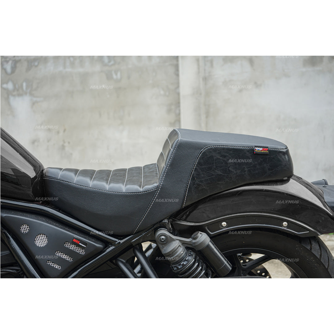 SEAT DOUBLE SADDLE DUAL DRIVER SEATS PAD CUSHION V.11 FOR HONDA REBEL CMX 300&500 2017-2025
