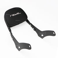 REAR BACKREST FOR PASSENGER STEEL BLACK SISSY BAR SEAT FOR HONDA REBEL CMX 300&500 2017-2025