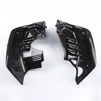 Set Of 3 Piece Frame Body Cover Side Upper Panel Carbon Fiber For Honda Grom 2021-2024