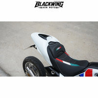 交換用デュアルカーボンシート ステッチブラック V.2 ホンダ グロム125 2021-2026年適合