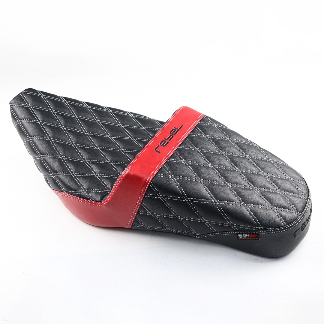 SEAT DOUBLE SADDLE DUAL DRIVER SEATS PAD CUSHION V.23 FOR HONDA REBEL CMX 300&500 2017-2025