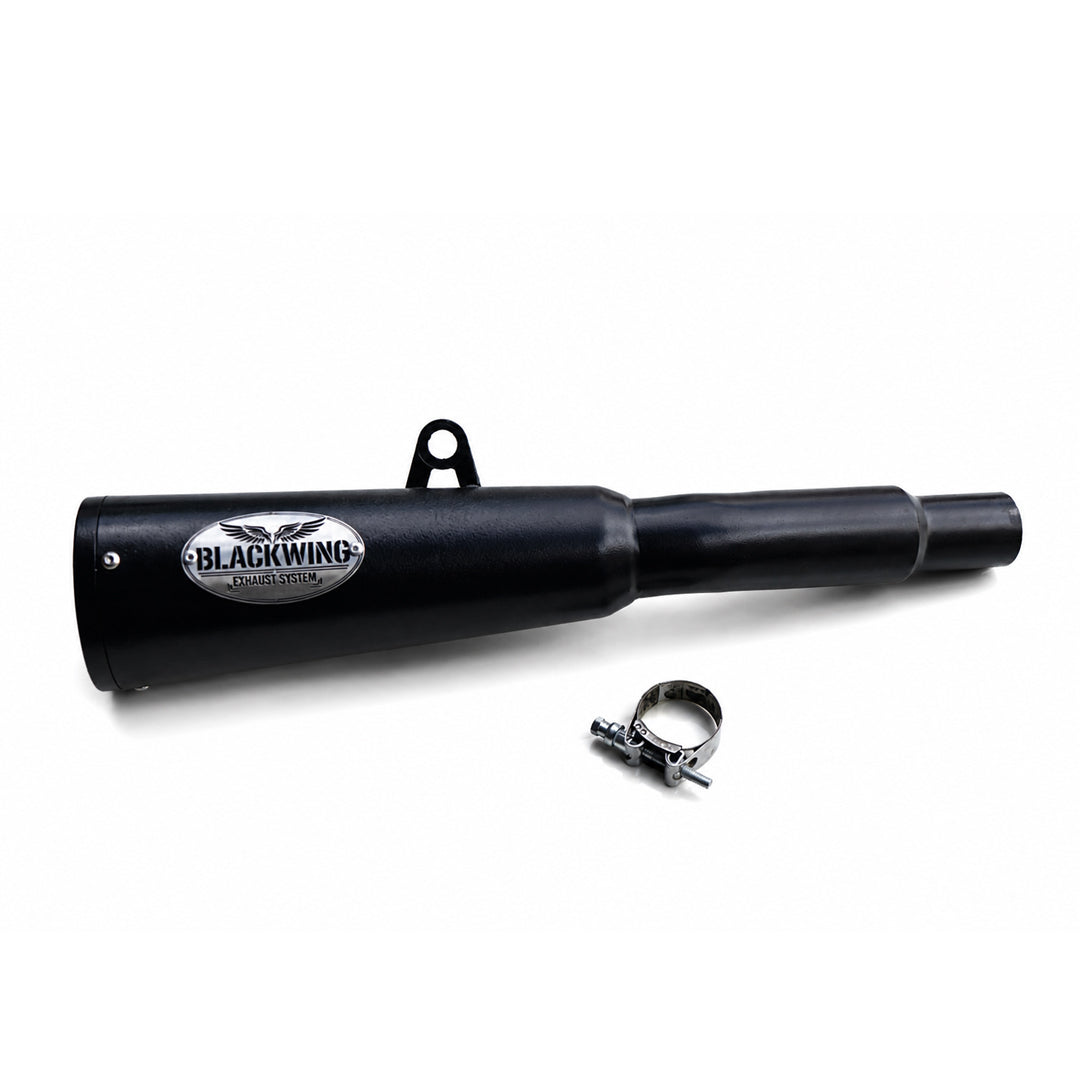 Black Slip-On Exhaust System Muffler Pipe Honda Rebel 300 500 2017-2025