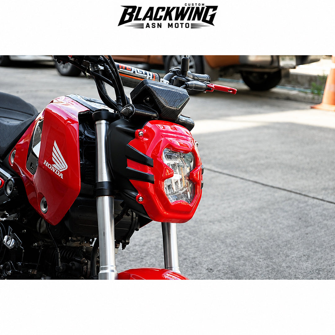 ホンダ グロム 125 2021-2024用 フロントウインドシールド ウインドスクリーン カバー ヘッドライト V.1