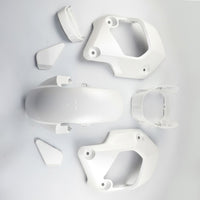 White 7Pc Body Pastel Panels Frame Body For Honda Grom 125 2021-2024