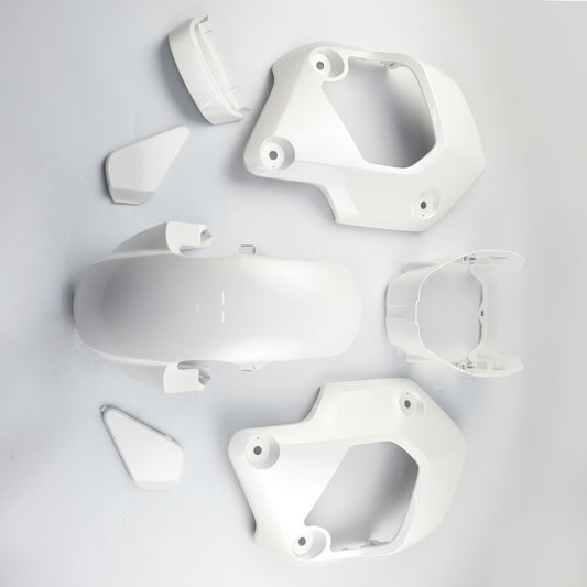 White 7Pc Body Pastel Panels Frame Body For Honda Grom 125 2021-2024