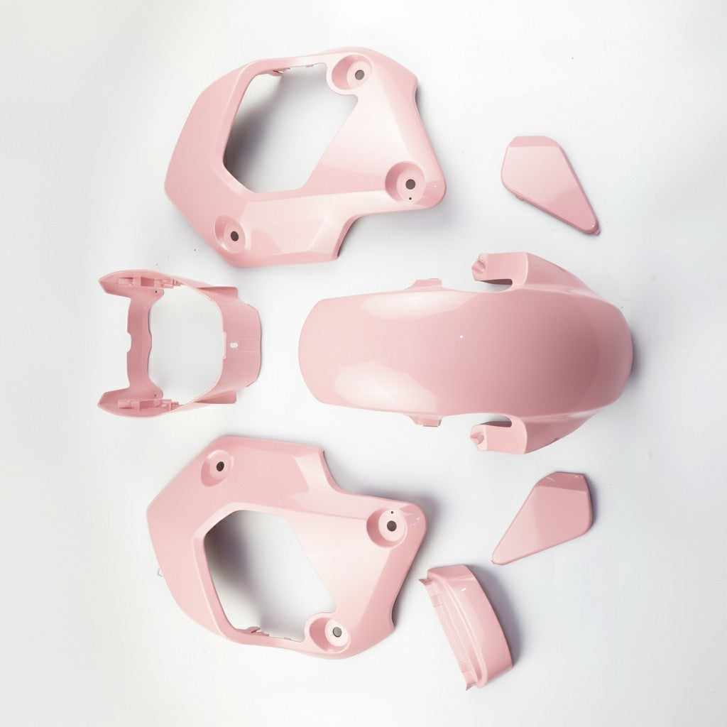 ホンダ グロム 125 2021-2024用 ピンクパネル 7点セット パステルパネル フレームボディ