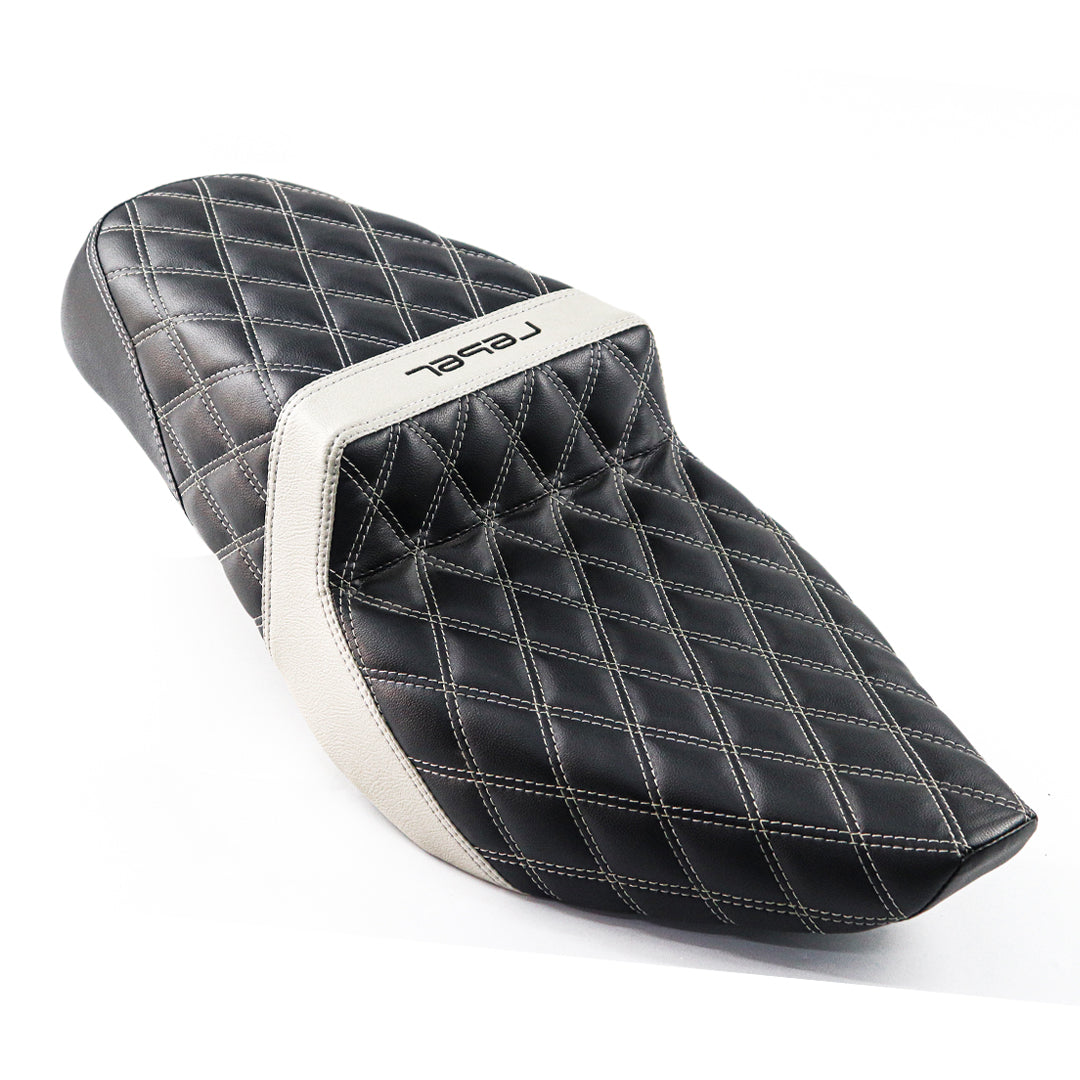 SEAT DOUBLE SADDLE DUAL DRIVER SEATS PAD CUSHION V.18 FOR HONDA REBEL CMX 300&500 2017-2025