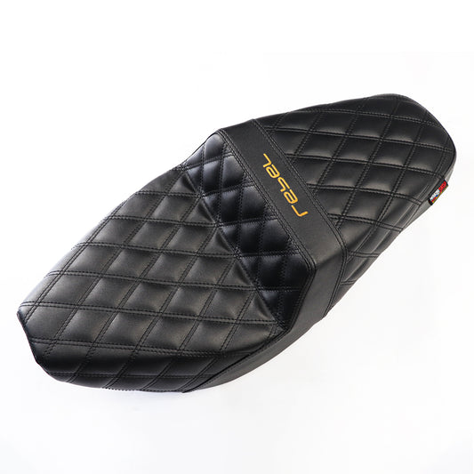 SEAT DOUBLE SADDLE DUAL DRIVER SEATS PAD CUSHION V.14 FOR HONDA REBEL CMX 1100 2021-2025