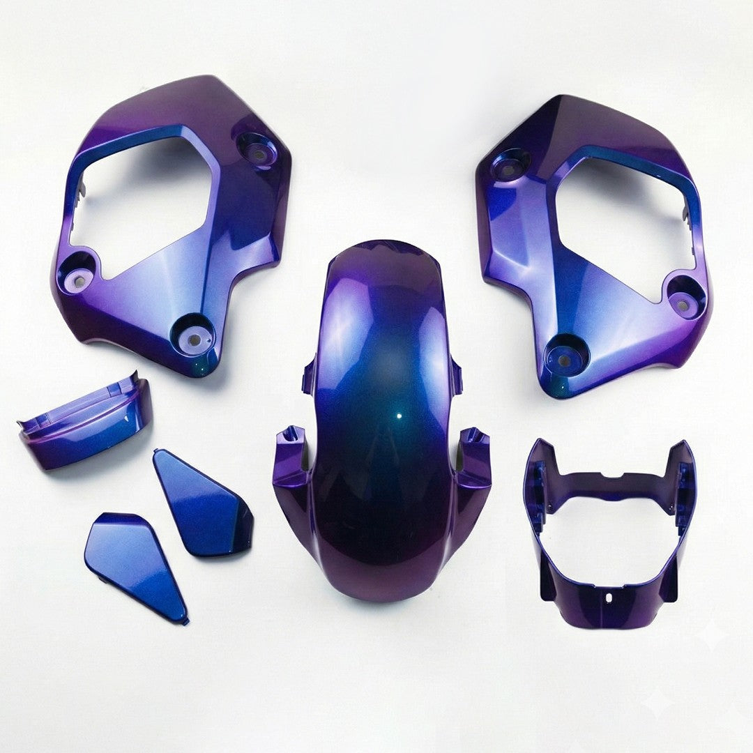 ブルー プラスチック パネル フェアリング & アンダー フェアリング ホンダ 新型 グロム 125 2021-2024