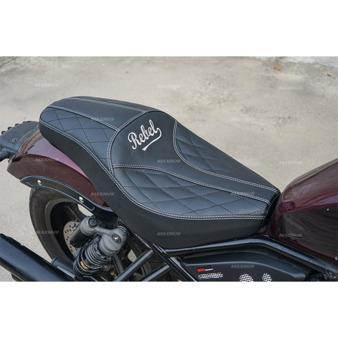 SEAT DOUBLE SADDLE DUAL DRIVER SEATS PAD CUSHION V.11 FOR HONDA REBEL CMX 1100 2021-2025