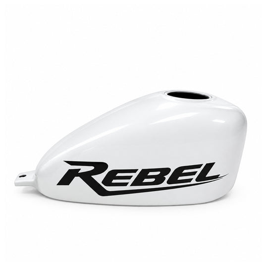Cover Fuel Oil Tank White Fairing Sticker V.70 for Honda Rebel CMX 300 & CMX 500 (2017–2026)