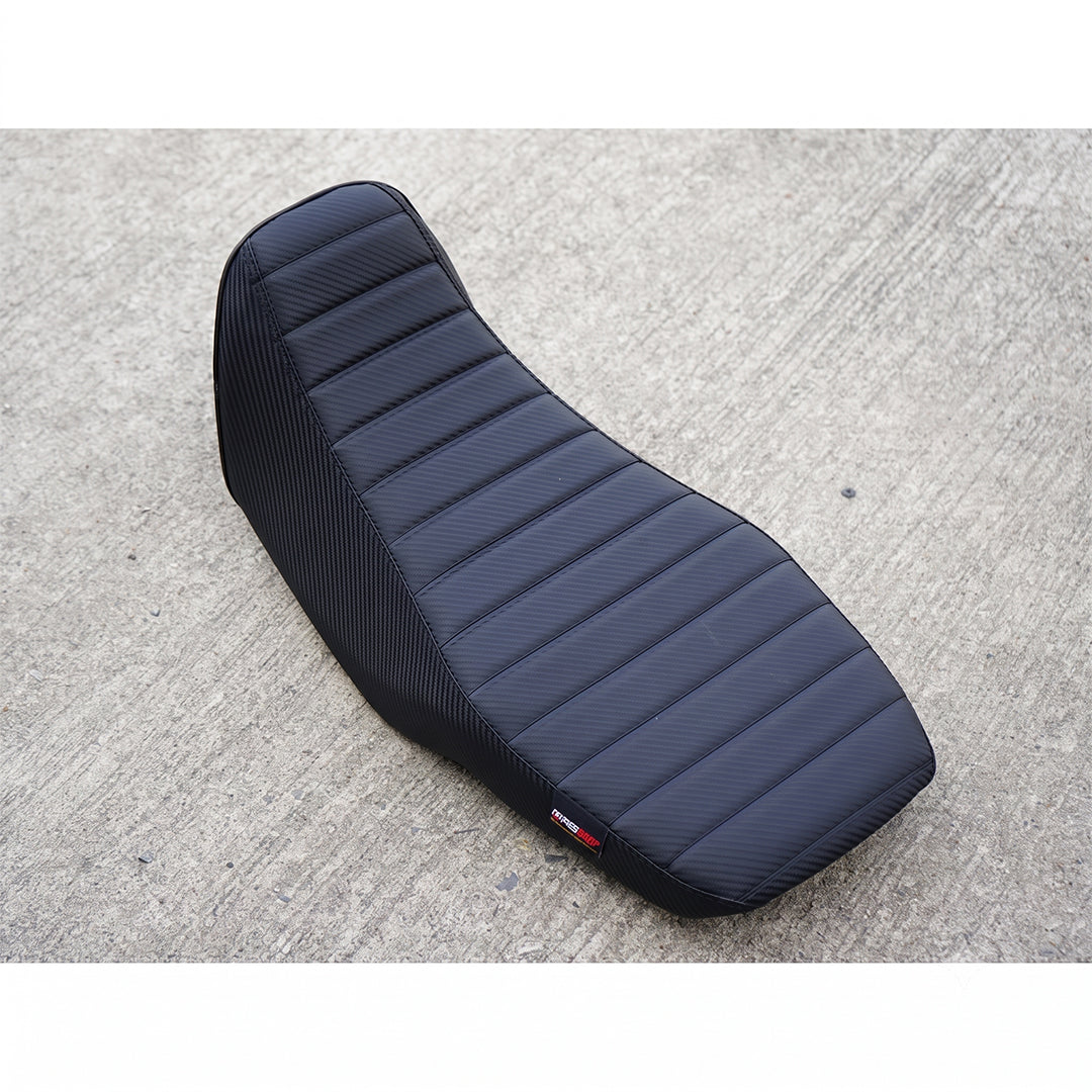 Replacement Dual Seat Carbon Stitch Black V.28 Fit For Honda Grom 125 2021-2026