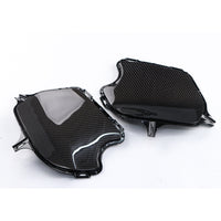 Set Of 4 Piece Frame Body Cover Side Upper Panel Carbon Fiber For Honda Grom 2021-2024