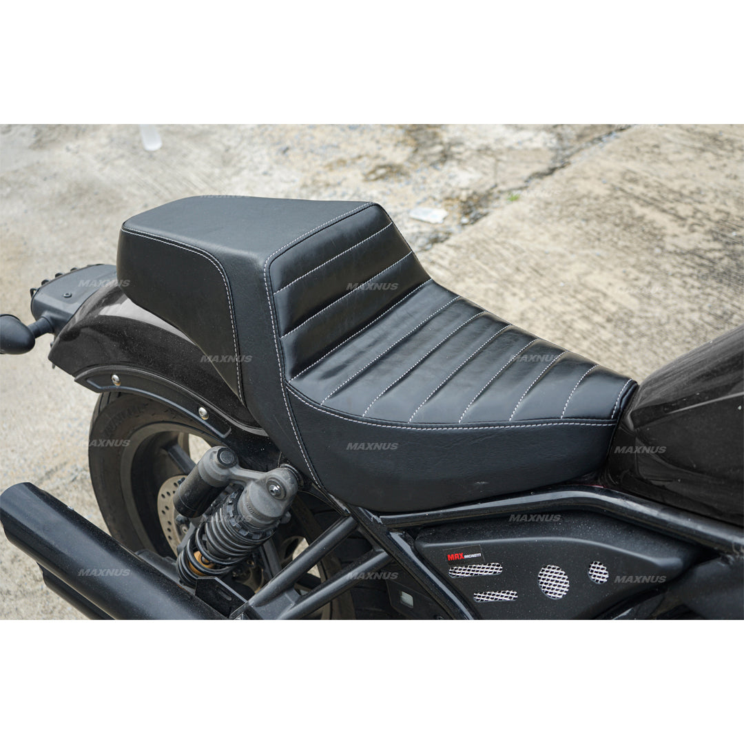 SEAT DOUBLE SADDLE DUAL DRIVER SEATS PAD CUSHION V.11 FOR HONDA REBEL CMX 300&500 2017-2025