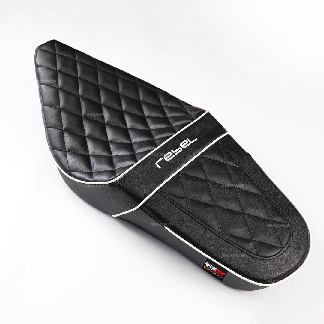 SEAT DOUBLE SADDLE DUAL DRIVER SEATS PAD CUSHION V.8 FOR HONDA REBEL CMX 300&500 2017-2025