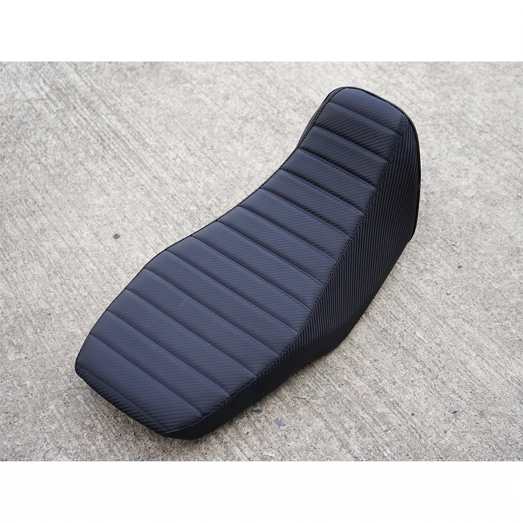 Replacement Dual Seat Carbon Stitch Black V.28 Fit For Honda Grom 125 2021-2026