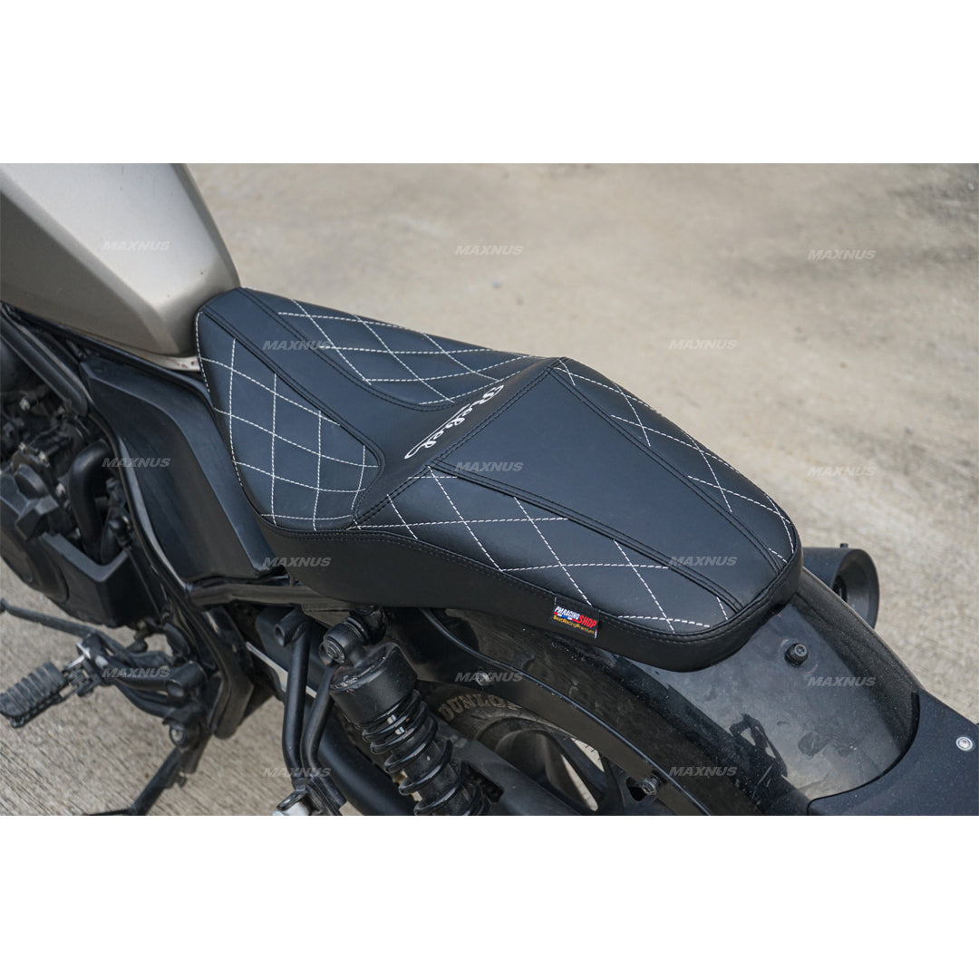 SEAT DOUBLE SADDLE DUAL DRIVER SEATS PAD CUSHION V.5 FOR HONDA REBEL CMX 300&500 2017-2025