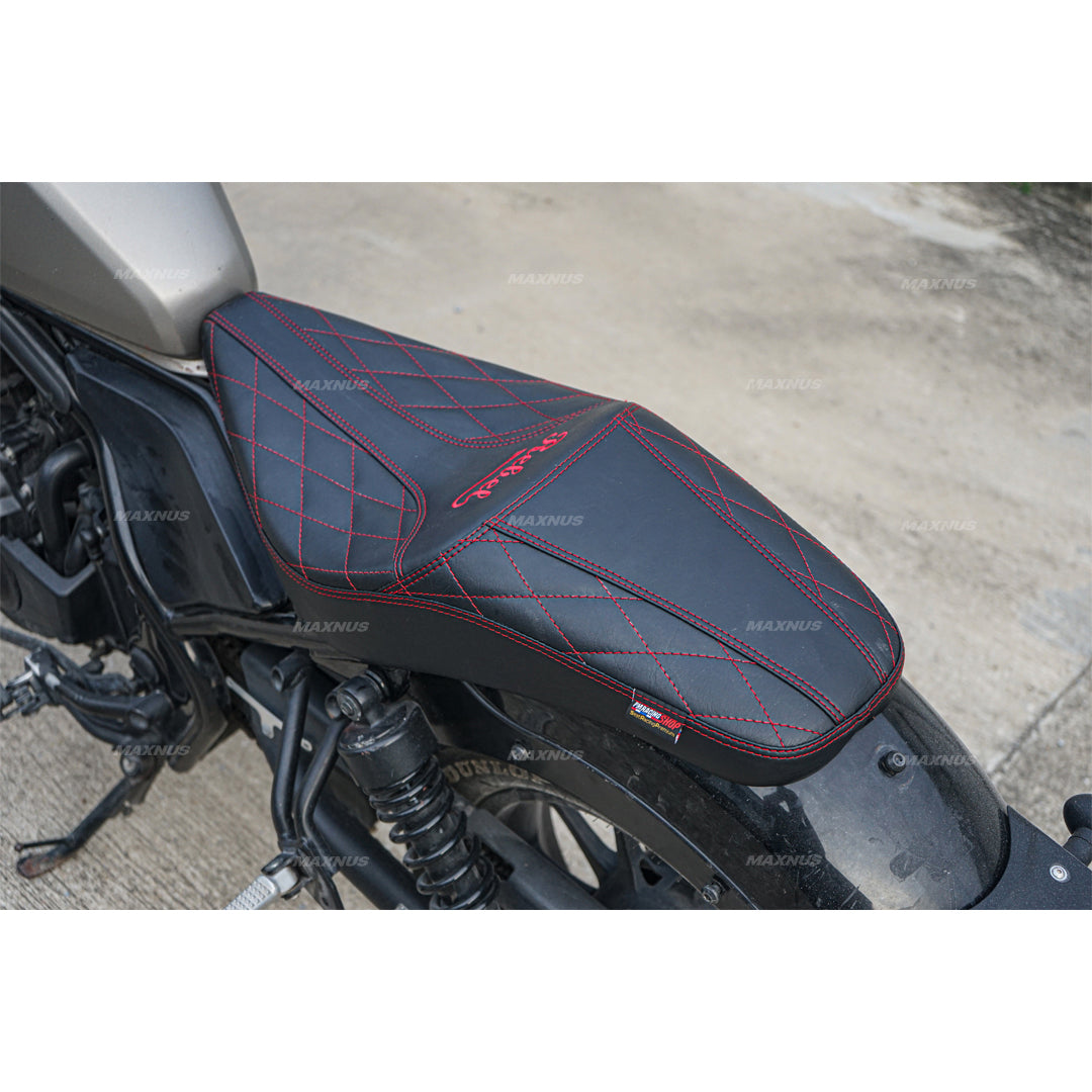 SEAT DOUBLE SADDLE DUAL DRIVER SEATS PAD CUSHION V.4 FOR HONDA REBEL CMX 300&500 2017-2025