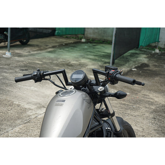 4 Inch Stretch Handlebar Handle Bar Black for Honda Rebel CMX 300&500 2017-2026