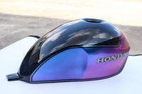 ครอบถังน้ำมันเชื้อเพลิง ลาย Black/Purple Effect V.21 สำหรับ Honda SCL CL 300 500 ปี 2023-2026