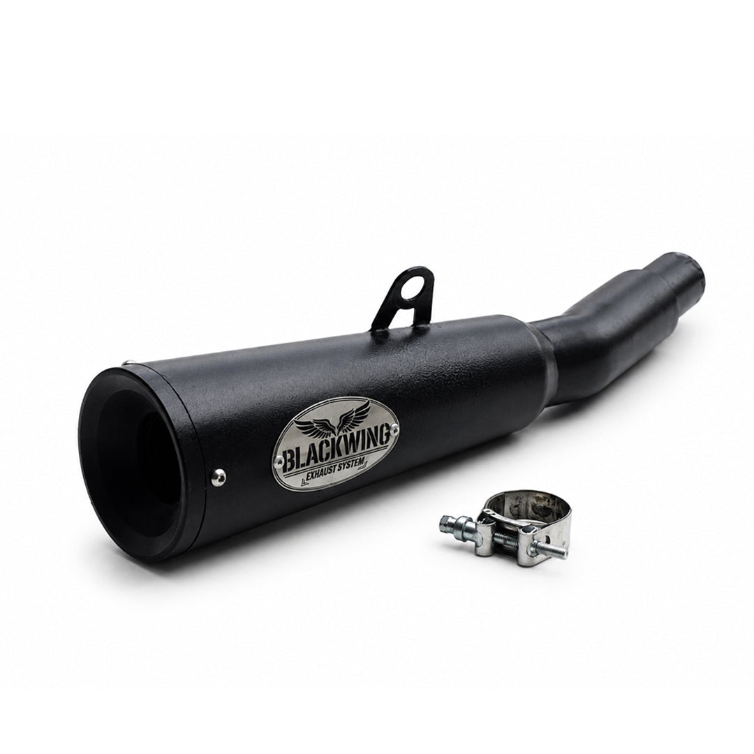 Black Slip-On Exhaust System Muffler Pipe Honda Rebel 300 500 2017-2025