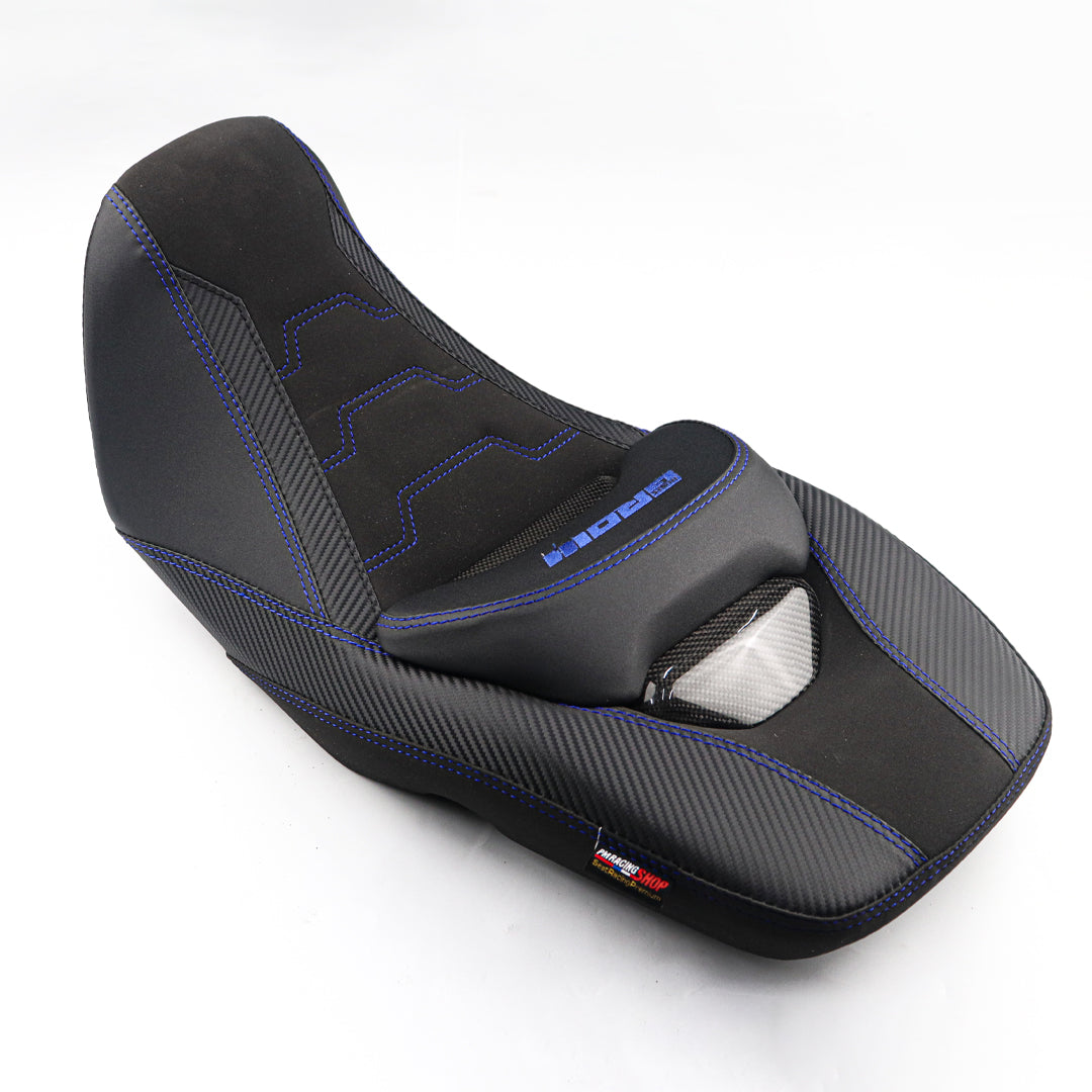 REPLACEMENT DUAL CARBON SEAT STITCH BLACK FIT FOR HONDA GROM125 2021-2025