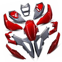 Red & Grey Fairing Set Body Frame for Honda MSX SF 125 2016-2020