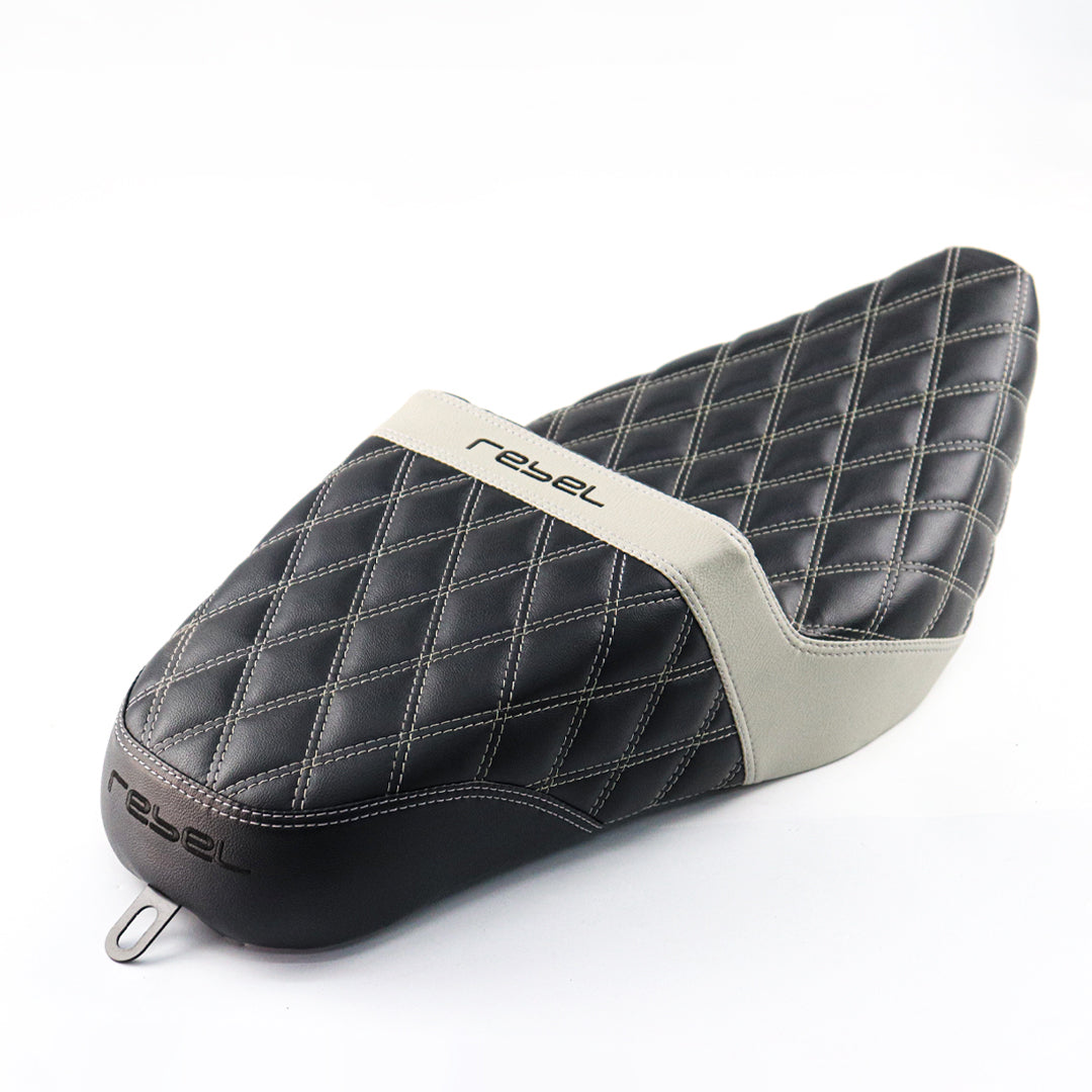 SEAT DOUBLE SADDLE DUAL DRIVER SEATS PAD CUSHION V.18 FOR HONDA REBEL CMX 300&500 2017-2025