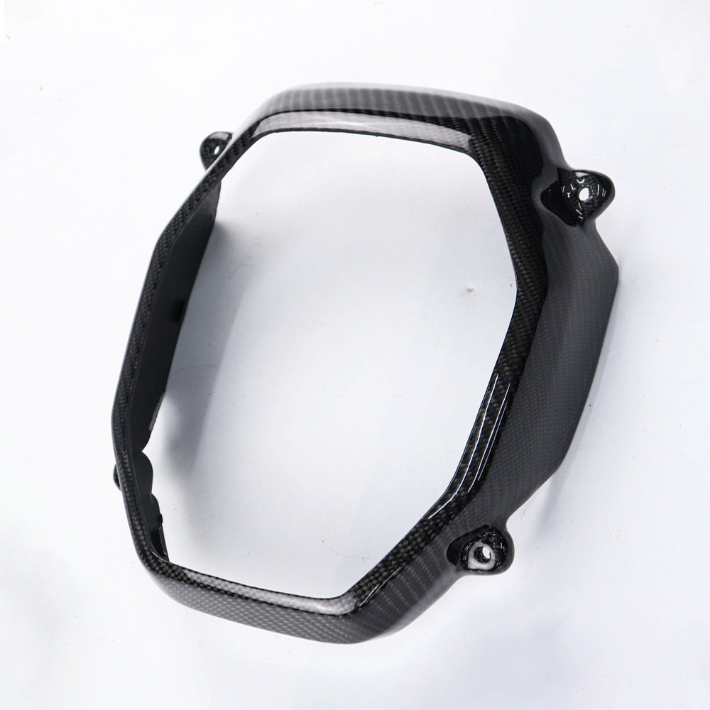 HEAD LIGHT FAIRING COVER CARBON FIBER FOR HONDA NEW GROM 2021-2024