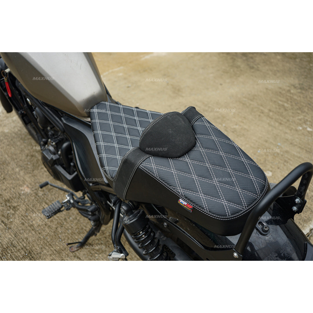 SEAT DOUBLE SADDLE DUAL DRIVER SEATS PAD CUSHION V.10 FOR HONDA REBEL CMX 300&500 2017-2025