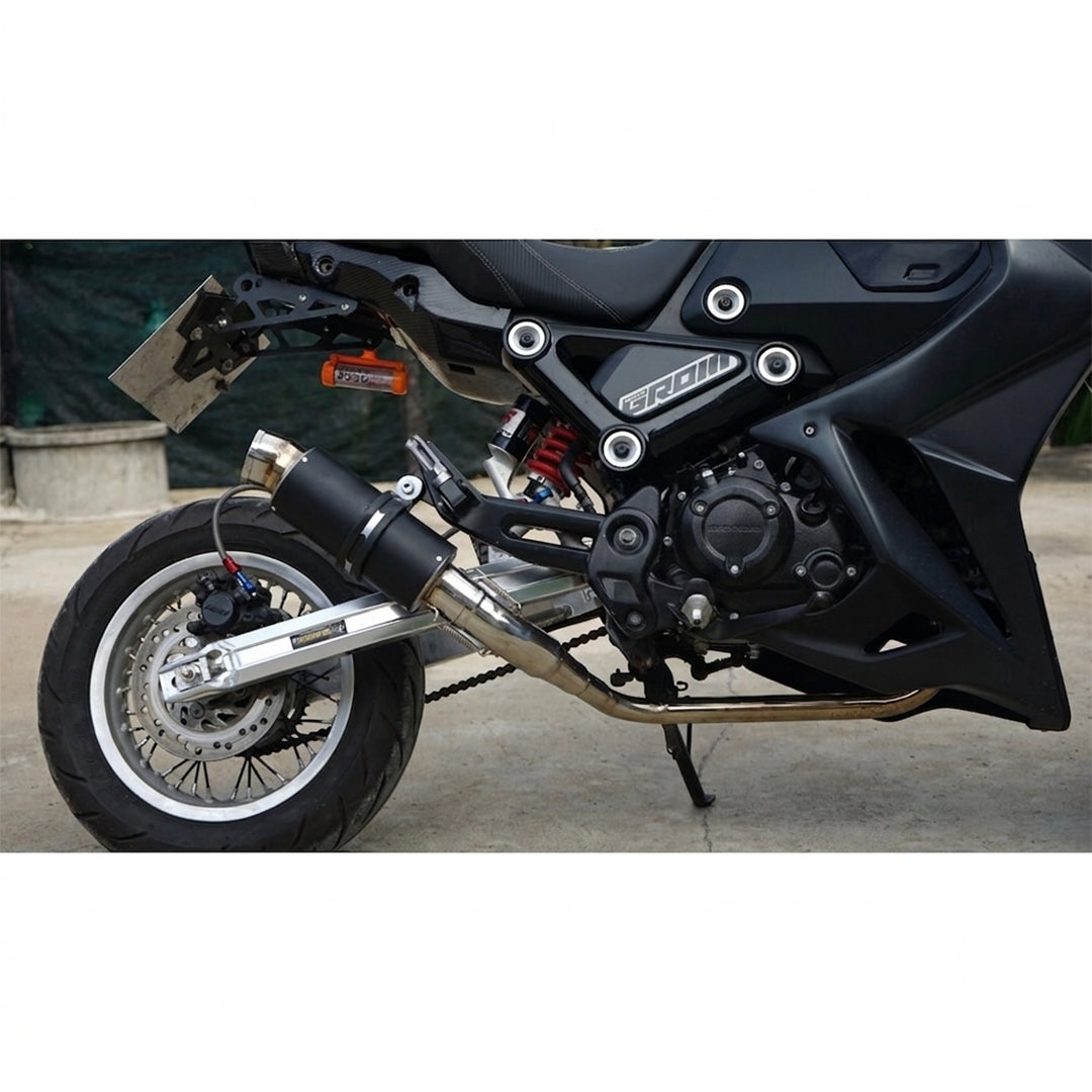 ホンダ グロム 125 2021-2025 用エキゾーストシステム パイプチップ マフラー リンクパイプ